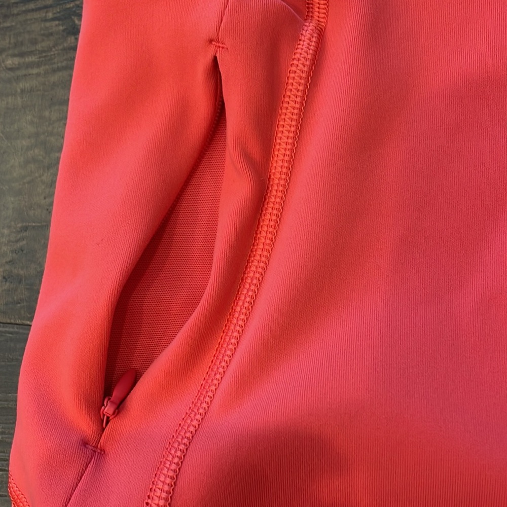 Athleta Orange Capris, Size Medium, Euc. - image 3